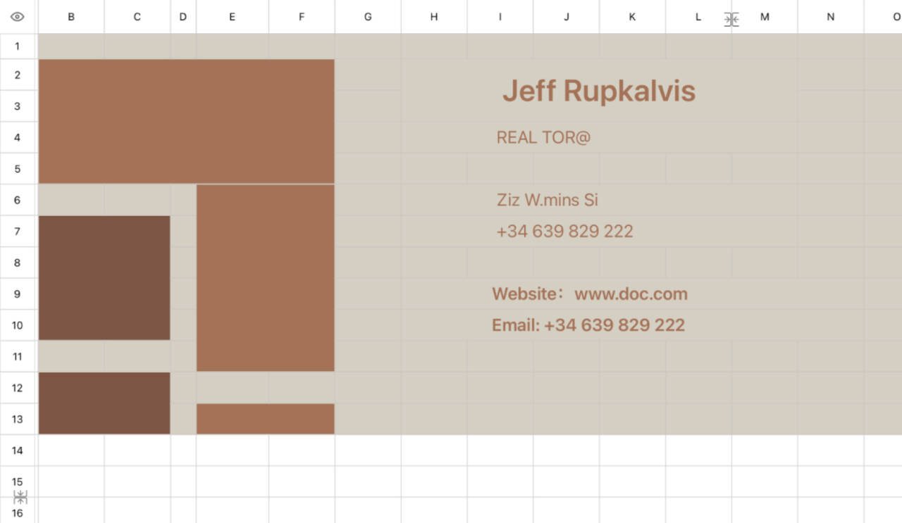 Personal profile and business card 24 1